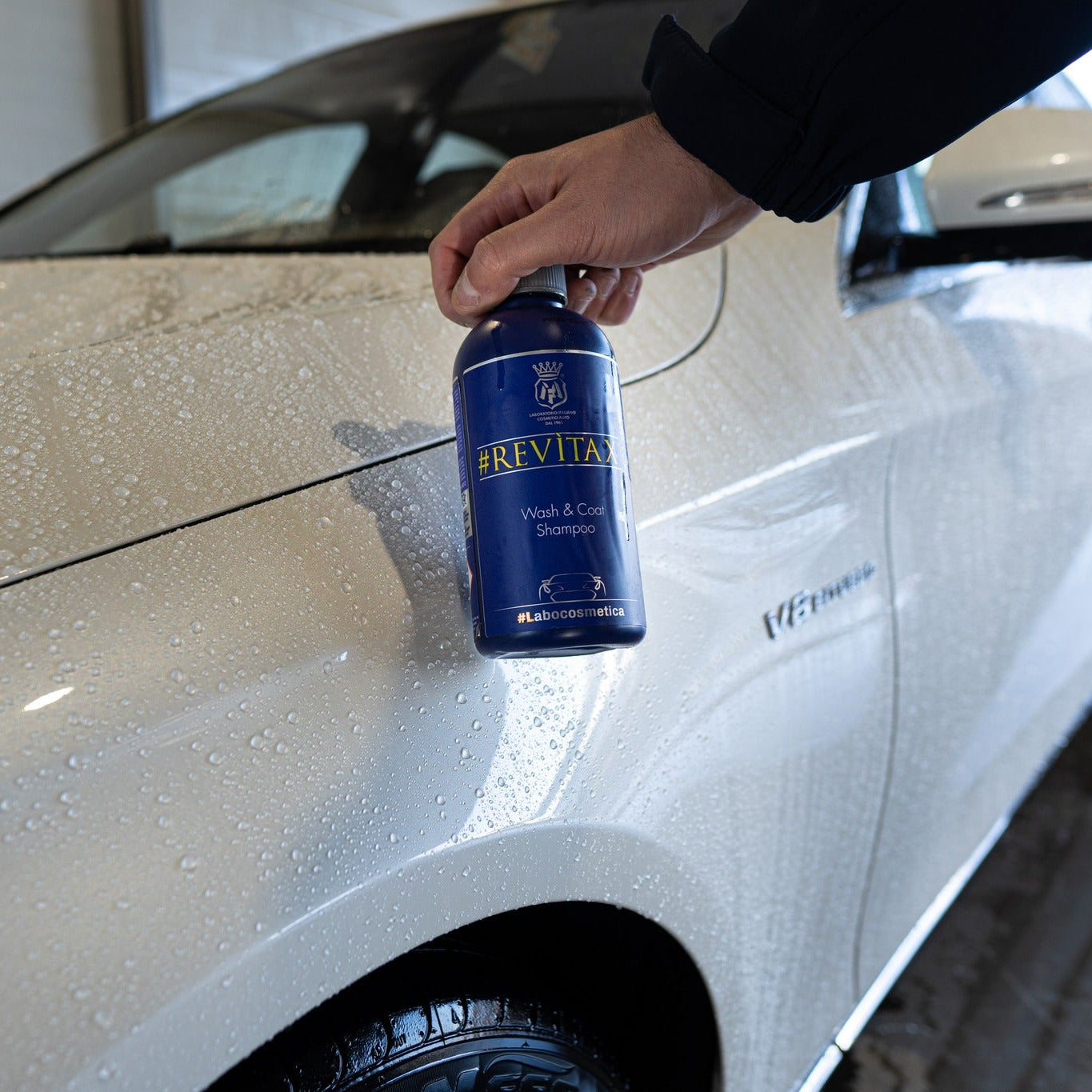Labocosmetica #REVITAX Wash & Coat bevonatot képző autósampon, 500ml