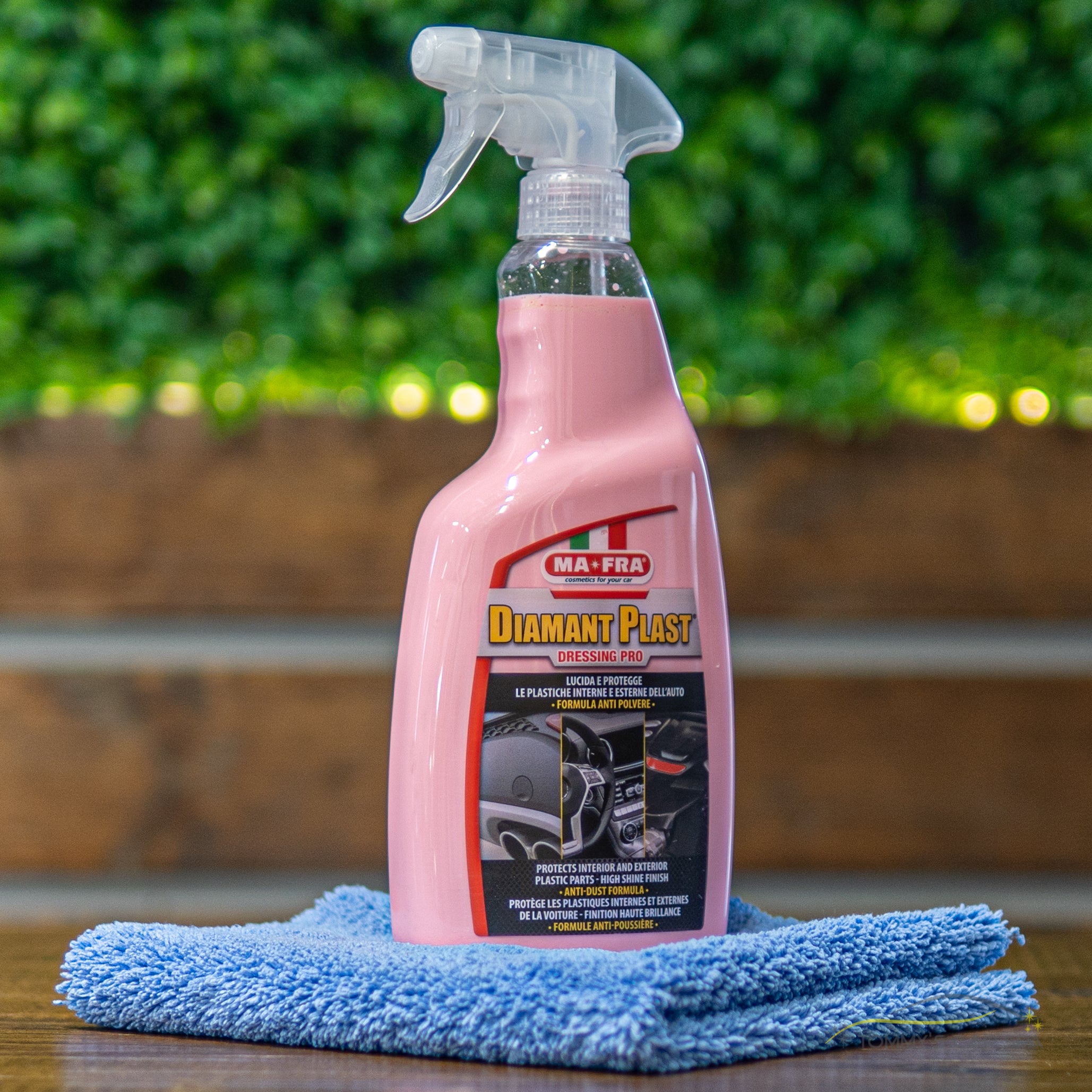 Ma-Fra Diamant Plast Dressing Pro, autó műanyagápoló, karnauba viasszal, 750ml