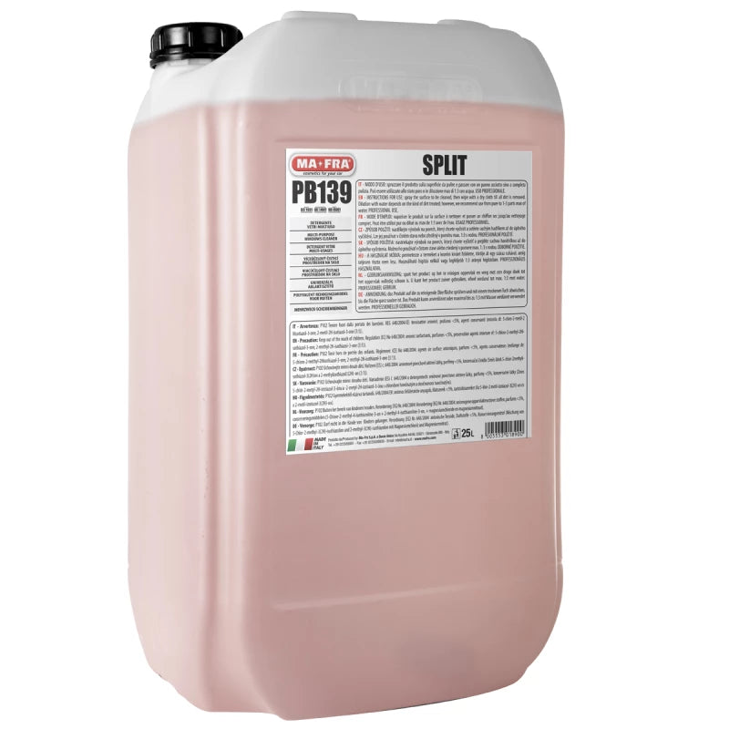 Split - Univerzális tisztítószer üveghez és sima felületekhez, 25l