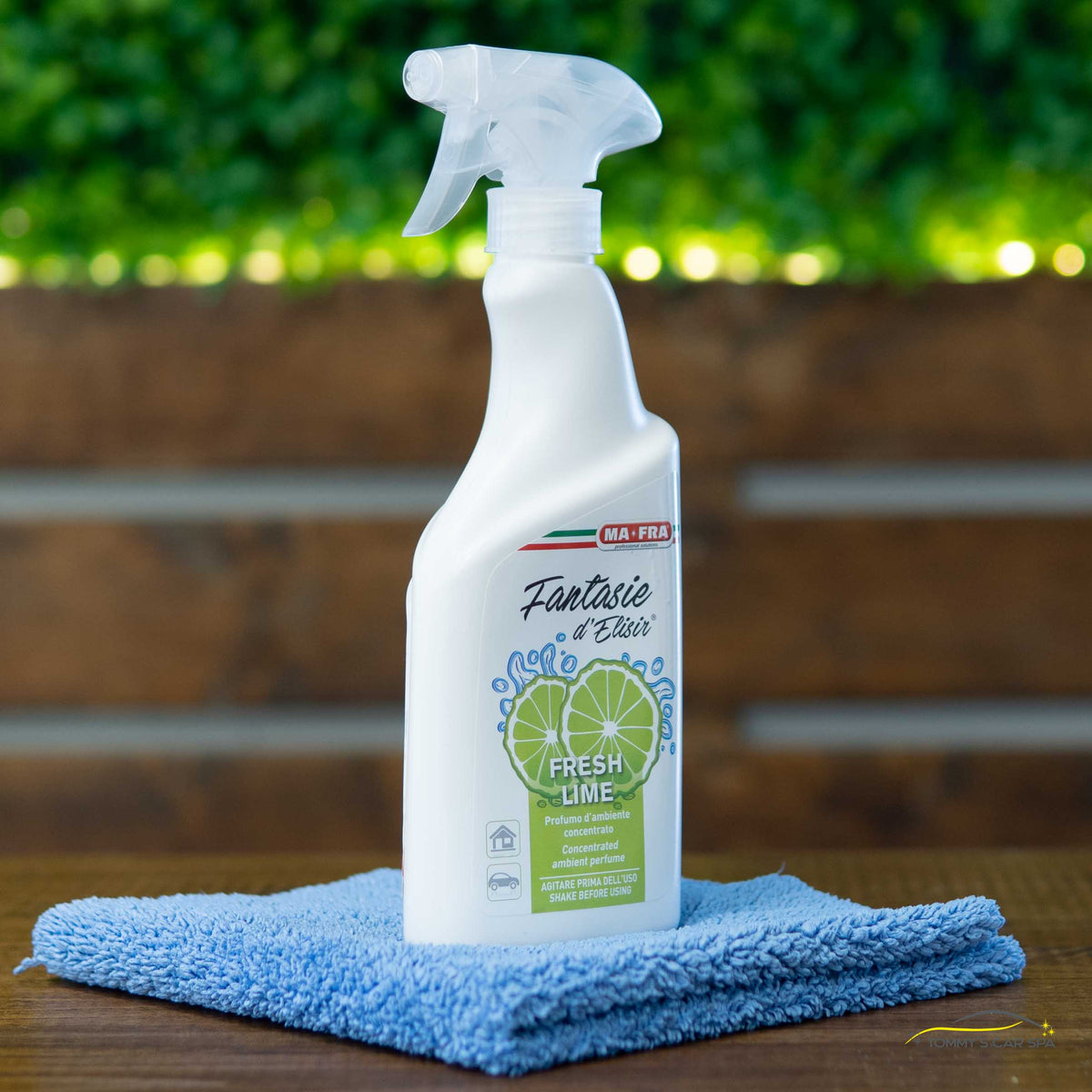 Mafra Fantasie D’Elisir Fresh Lime Auto Duftspray – Zitrus Frischeduft, Neutralisiert Gerüche, Alkoholfrei & Hält Bis Zu 3 Tage
